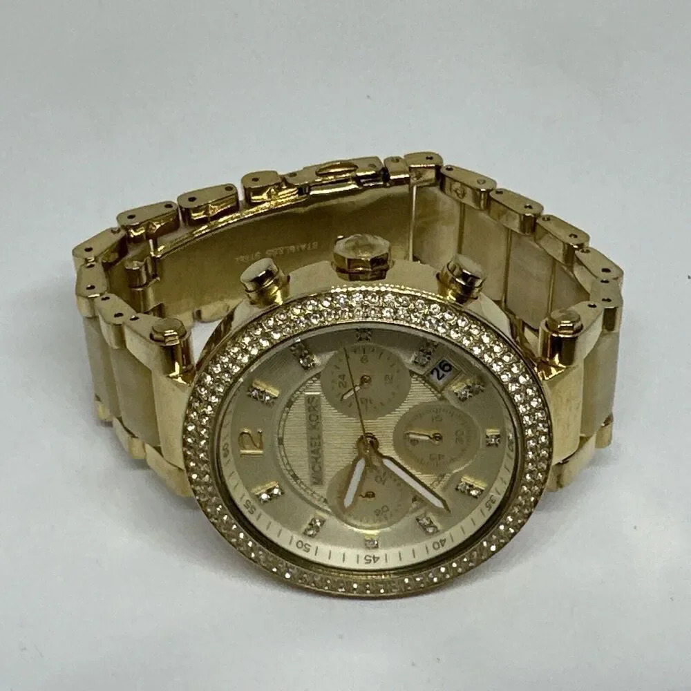 Michael Kors MK5632 Women's Gold Tone Analog Dial Quartz Wrist Watch NUL50